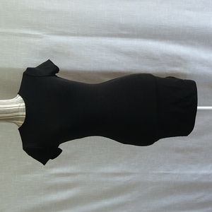 Black stretch short sleeve mini dress size small